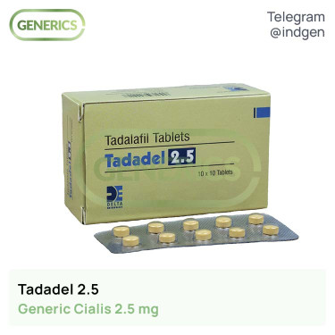 Cialis TADADEL 2.5 buy price reviews instructions