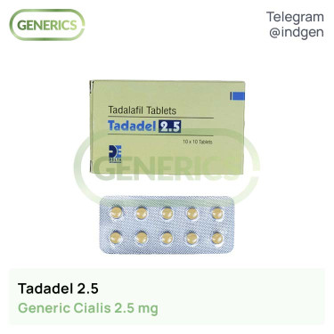 Cialis TADADEL 2.5 buy price reviews instructions