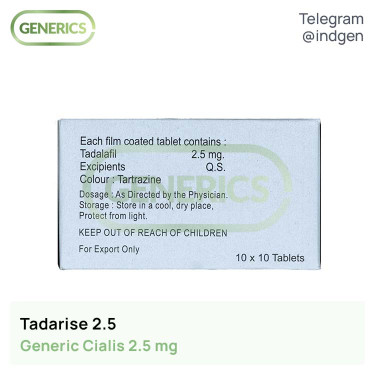 Сиалис TADARISE 2.5 купить цена отзывы инструкции