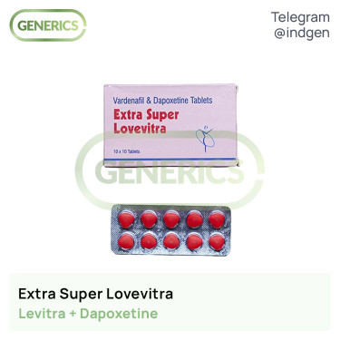 Левітра EXTRA SUPER LOVEVITRA купити ціна відгуки інструкції