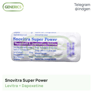 Левітра SNOVITRA SUPER POWER  купити ціна відгуки інструкції