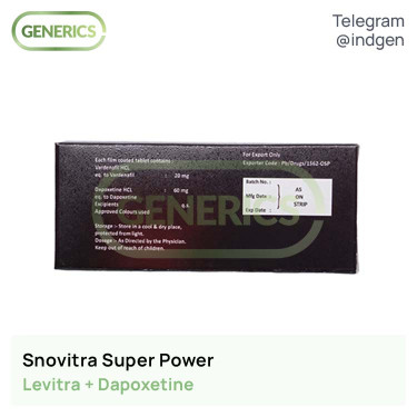 Левітра SNOVITRA SUPER POWER  купити ціна відгуки інструкції
