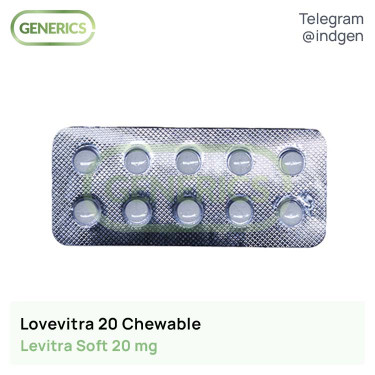 Левітра LOVEVITRA 20 CHEWABLE купити ціна відгуки інструкції
